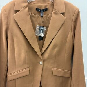 White House Black Market Camel Blazer